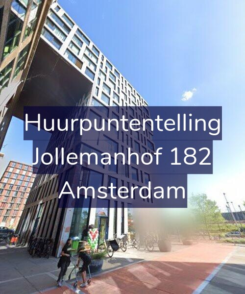 Foto gevel Huurpuntentelling voor Jollemanhof 182, Amsterdam