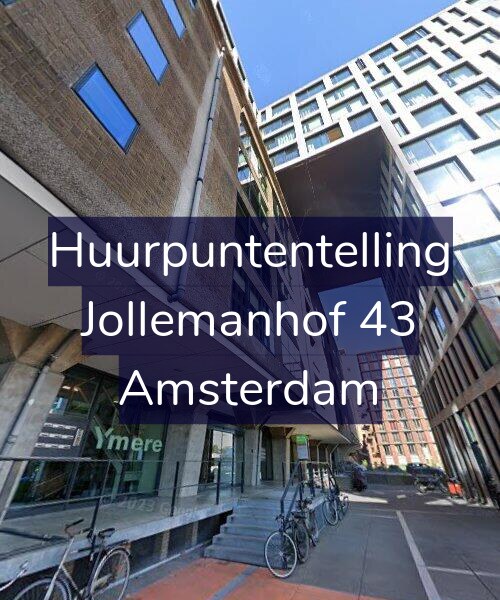 Foto gevel Huurpuntentelling voor Jollemanhof 43, Amsterdam
