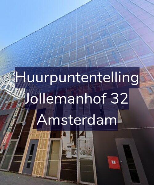 Foto gevel Huurpuntentelling voor Jollemanhof 32, Amsterdam