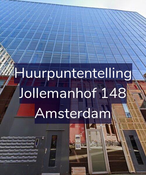 Foto gevel Huurpuntentelling voor Jollemanhof 148, Amsterdam