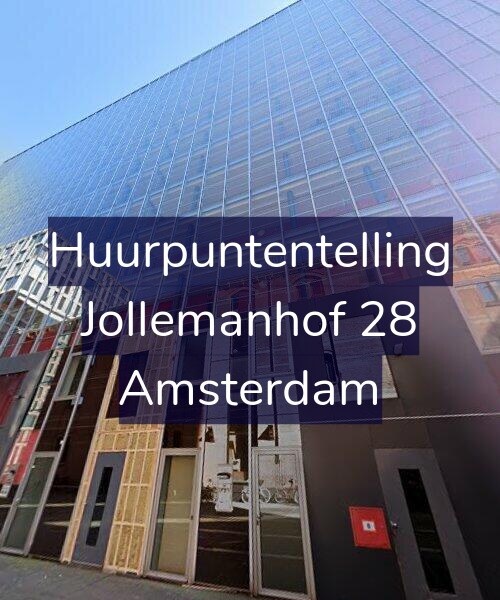 Foto gevel Huurpuntentelling voor Jollemanhof 28, Amsterdam