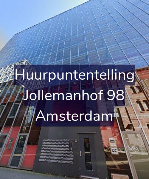 Foto gevel Huurpuntentelling voor Jollemanhof 98, Amsterdam