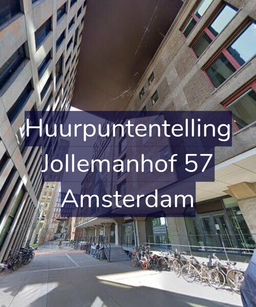 Foto gevel Huurpuntentelling voor Jollemanhof 57, Amsterdam