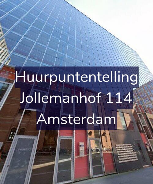Foto gevel Huurpuntentelling voor Jollemanhof 114, Amsterdam