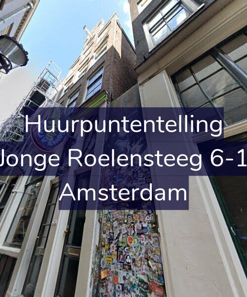 Foto gevel Huurpuntentelling voor Jonge Roelensteeg 6-1, Amsterdam