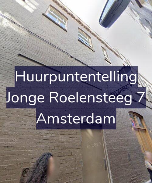 Foto gevel Huurpuntentelling voor Jonge Roelensteeg 7, Amsterdam