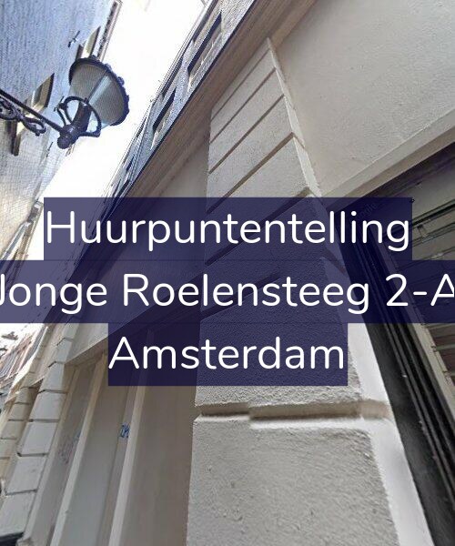Foto gevel Huurpuntentelling voor Jonge Roelensteeg 2-A, Amsterdam