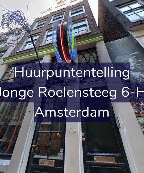 Foto gevel Huurpuntentelling voor Jonge Roelensteeg 6-H, Amsterdam