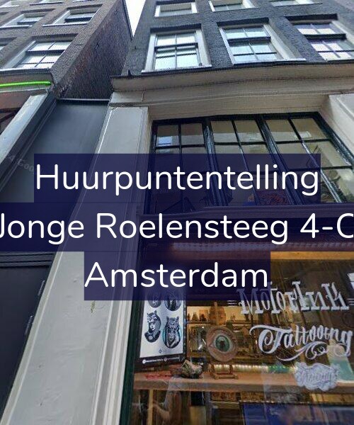 Foto gevel Huurpuntentelling voor Jonge Roelensteeg 4-C, Amsterdam