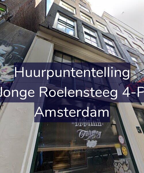 Foto gevel Huurpuntentelling voor Jonge Roelensteeg 4-P, Amsterdam