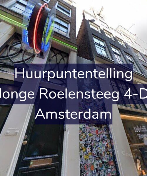 Foto gevel Huurpuntentelling voor Jonge Roelensteeg 4-D, Amsterdam