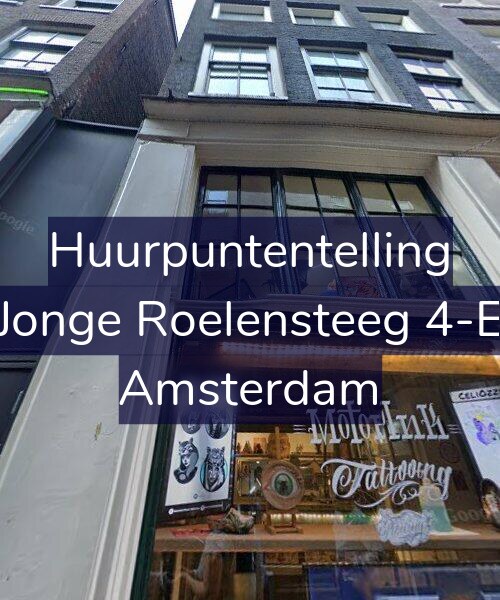 Foto gevel Huurpuntentelling voor Jonge Roelensteeg 4-E, Amsterdam