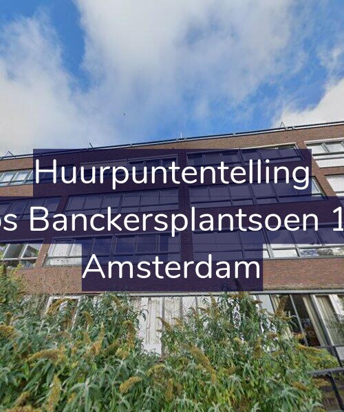 Foto gevel Huurpuntentelling voor Joos Banckersplantsoen 119, Amsterdam