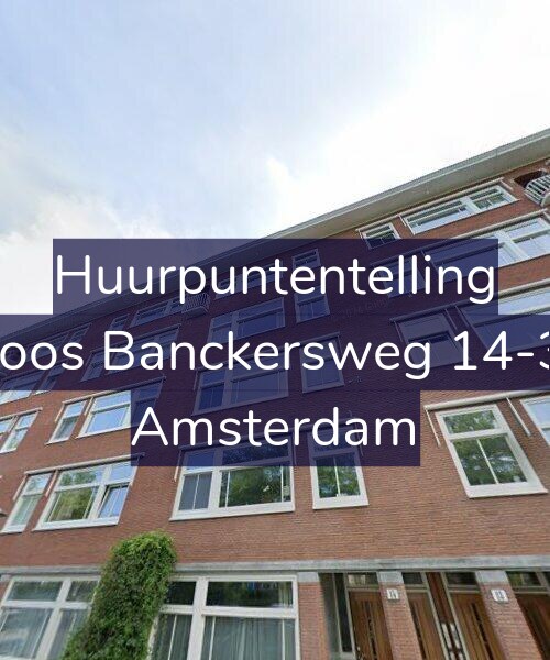 Foto gevel Huurpuntentelling voor Joos Banckersweg 14-3, Amsterdam
