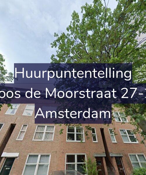 Foto gevel Huurpuntentelling voor Joos de Moorstraat 27-2, Amsterdam