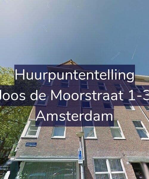 Foto gevel Huurpuntentelling voor Joos de Moorstraat 1-3, Amsterdam