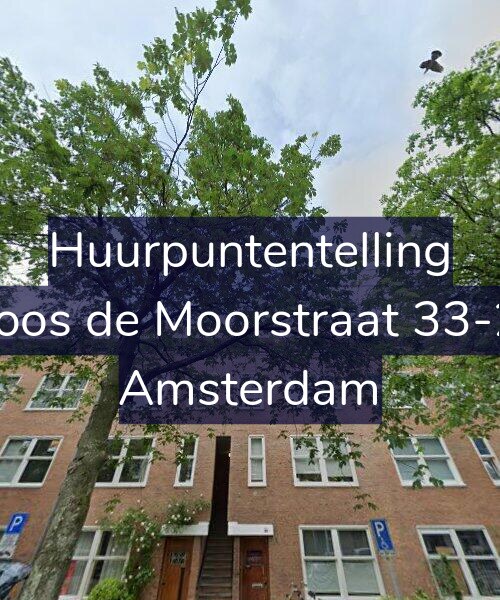 Foto gevel Huurpuntentelling voor Joos de Moorstraat 33-2, Amsterdam