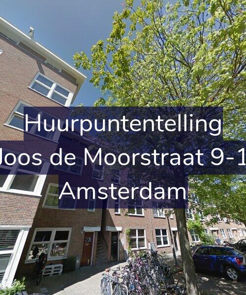 Foto gevel Huurpuntentelling voor Joos de Moorstraat 9-1, Amsterdam