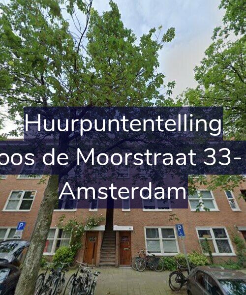Foto gevel Huurpuntentelling voor Joos de Moorstraat 33-1, Amsterdam