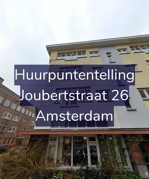 Foto gevel Huurpuntentelling voor Joubertstraat 26, Amsterdam