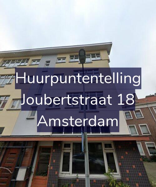 Foto gevel Huurpuntentelling voor Joubertstraat 18, Amsterdam