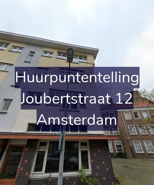Foto gevel Huurpuntentelling voor Joubertstraat 12, Amsterdam