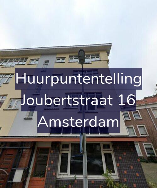 Foto gevel Huurpuntentelling voor Joubertstraat 16, Amsterdam