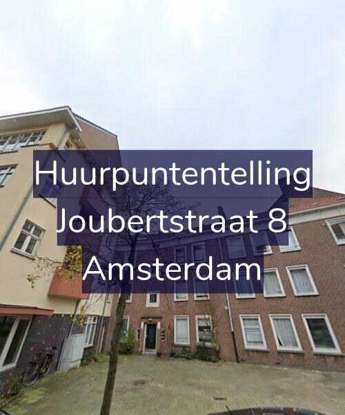 Foto gevel Huurpuntentelling voor Joubertstraat 8, Amsterdam