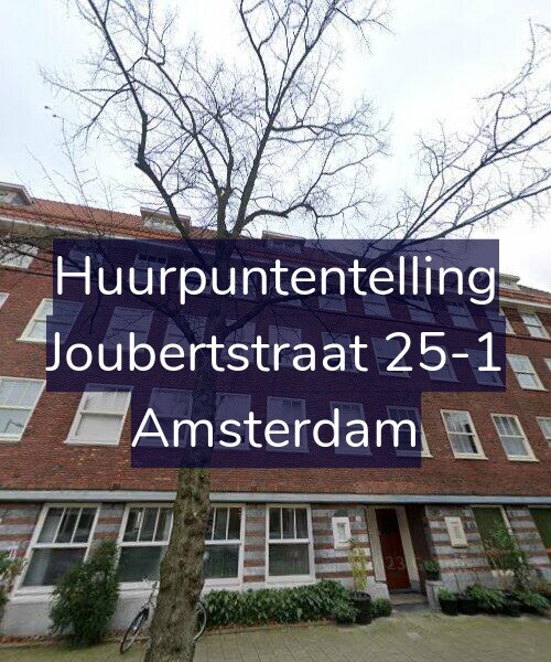 Foto gevel Huurpuntentelling voor Joubertstraat 25-1, Amsterdam