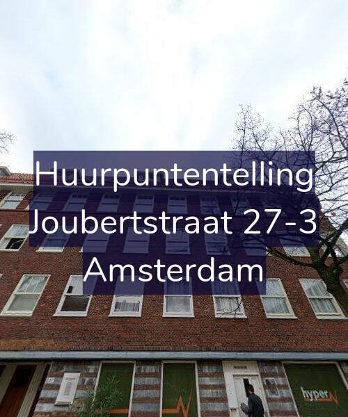 Foto gevel Huurpuntentelling voor Joubertstraat 27-3, Amsterdam