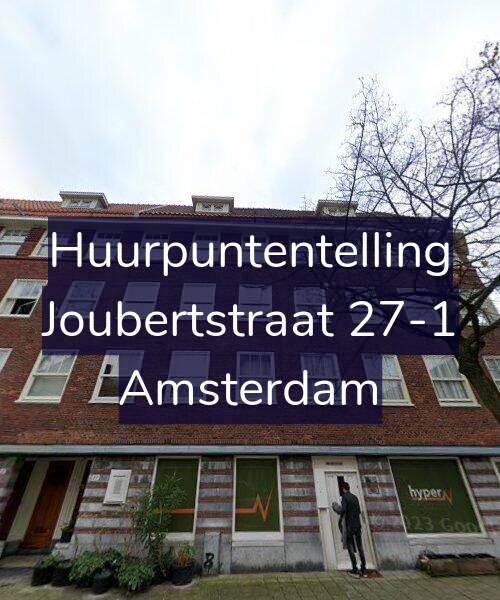 Foto gevel Huurpuntentelling voor Joubertstraat 27-1, Amsterdam