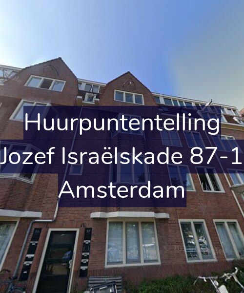 Foto gevel Huurpuntentelling voor Jozef Israëlskade 87-1, Amsterdam
