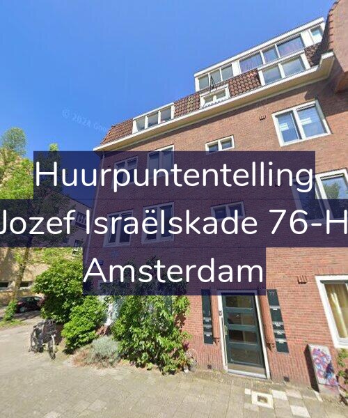 Foto gevel Huurpuntentelling voor Jozef Israëlskade 76-H, Amsterdam