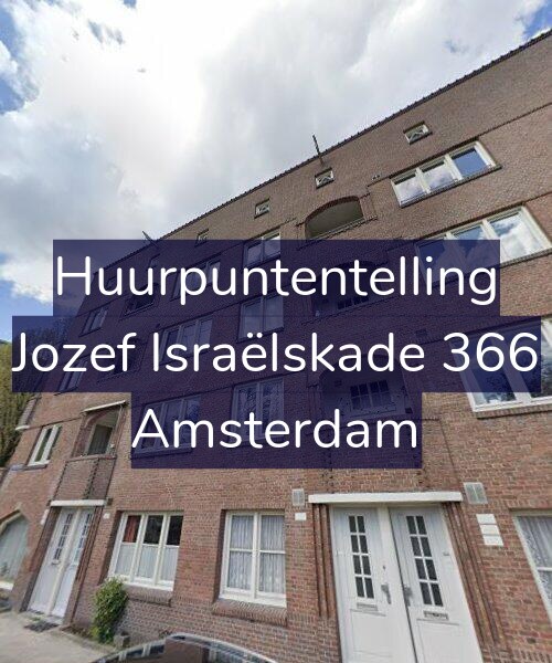 Foto gevel Huurpuntentelling voor Jozef Israëlskade 366, Amsterdam