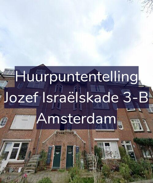 Foto gevel Huurpuntentelling voor Jozef Israëlskade 3-B, Amsterdam