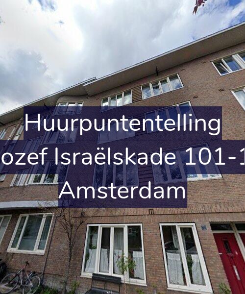 Foto gevel Huurpuntentelling voor Jozef Israëlskade 101-1, Amsterdam