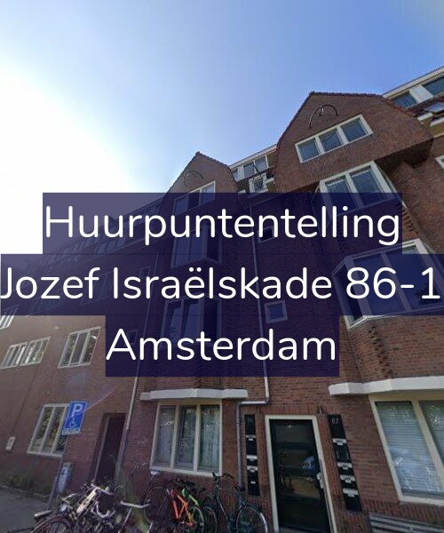Foto gevel Huurpuntentelling voor Jozef Israëlskade 86-1, Amsterdam