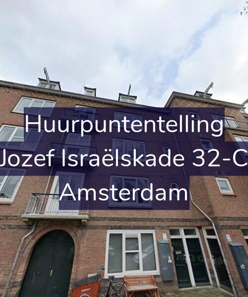 Foto gevel Huurpuntentelling voor Jozef Israëlskade 32-C, Amsterdam