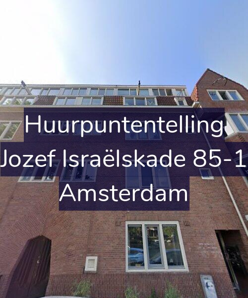 Foto gevel Huurpuntentelling voor Jozef Israëlskade 85-1, Amsterdam