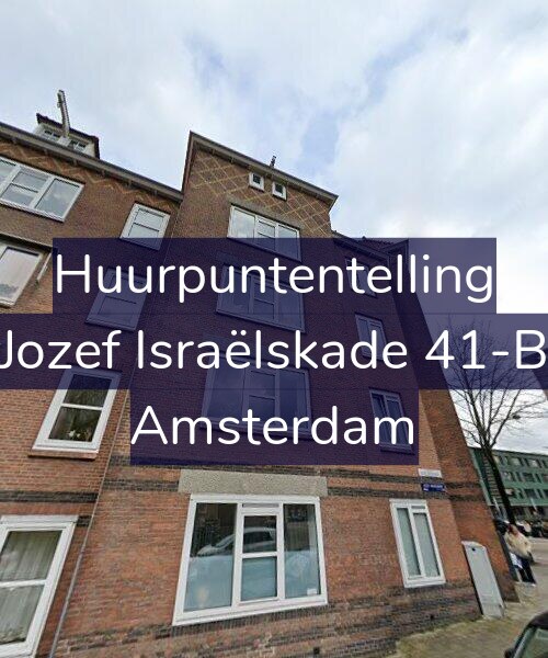 Foto gevel Huurpuntentelling voor Jozef Israëlskade 41-B, Amsterdam
