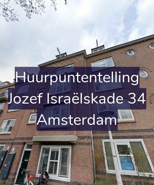 Foto gevel Huurpuntentelling voor Jozef Israëlskade 34, Amsterdam