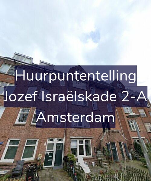 Foto gevel Huurpuntentelling voor Jozef Israëlskade 2-A, Amsterdam