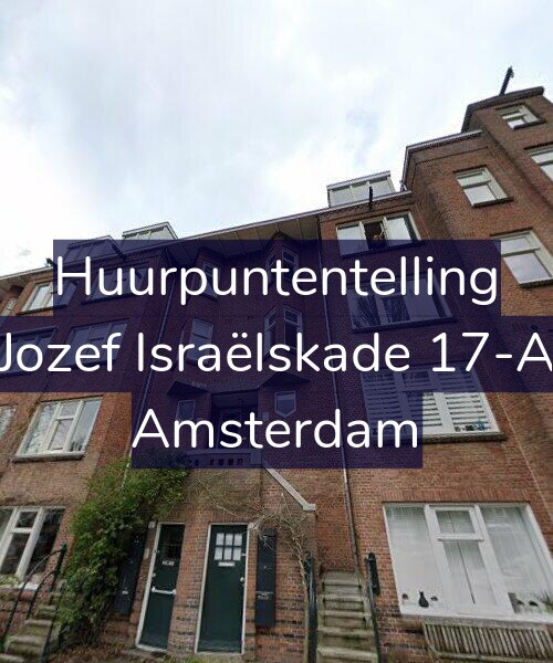 Foto gevel Huurpuntentelling voor Jozef Israëlskade 17-A, Amsterdam