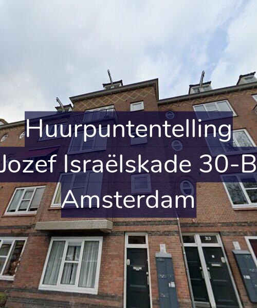 Foto gevel Huurpuntentelling voor Jozef Israëlskade 30-B, Amsterdam