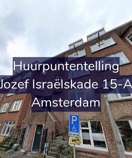 Foto gevel Huurpuntentelling voor Jozef Israëlskade 15-A, Amsterdam