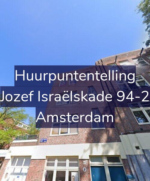Foto gevel Huurpuntentelling voor Jozef Israëlskade 94-2, Amsterdam