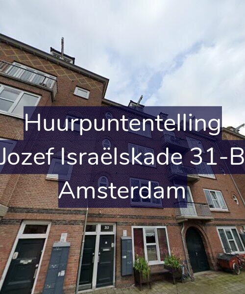 Foto gevel Huurpuntentelling voor Jozef Israëlskade 31-B, Amsterdam