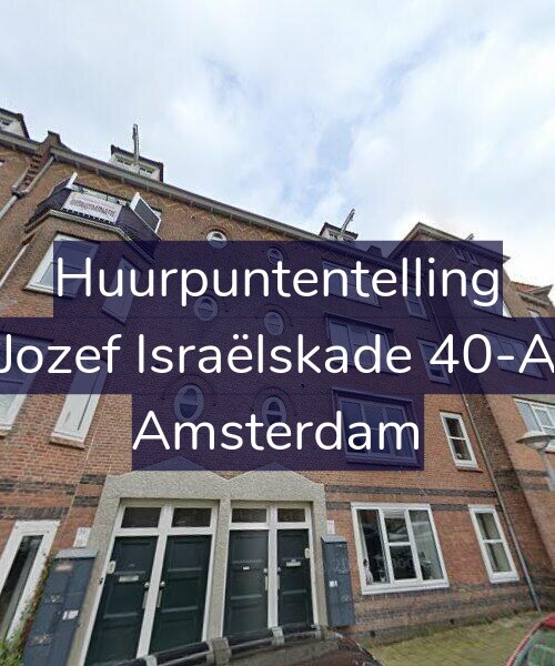 Foto gevel Huurpuntentelling voor Jozef Israëlskade 40-A, Amsterdam