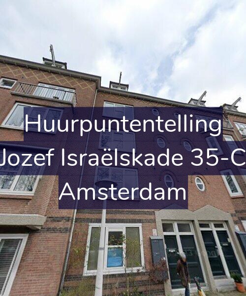 Foto gevel Huurpuntentelling voor Jozef Israëlskade 35-C, Amsterdam