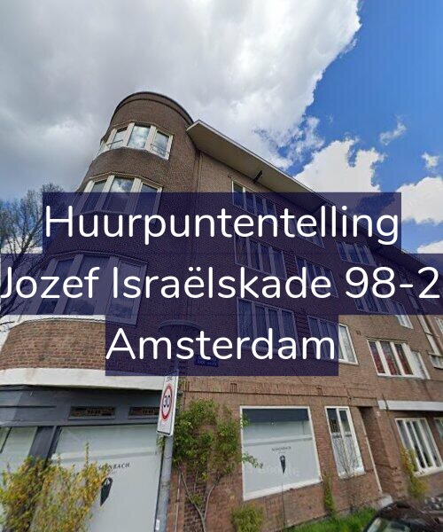 Foto gevel Huurpuntentelling voor Jozef Israëlskade 98-2, Amsterdam